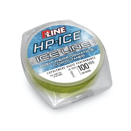 P-Line HP-ICE Premium Copolymer Ice Fishing Line Fluorescent Green 100 Yard Spool, PIFG-2