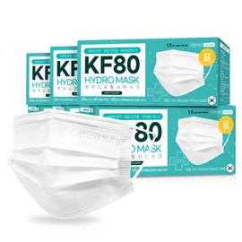 Hydro Mask Domestic triple layer KF80 large size 300 sheets Yellow dust and fine dust blocking health mask, Hydro KF80 large size 300 sheets / 하이드로 마스크 국산 3중 KF80 대형 300매 황사 미세먼지 차단 보건용마스크, 하이드로 KF80 대형 300매