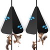 Otoolling 2 Pack Plastic Squirrel Baffle for Bird Feeder Pole