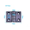 4 PCS Door Hinge, Black Plastic Folding Drawer Hinges for