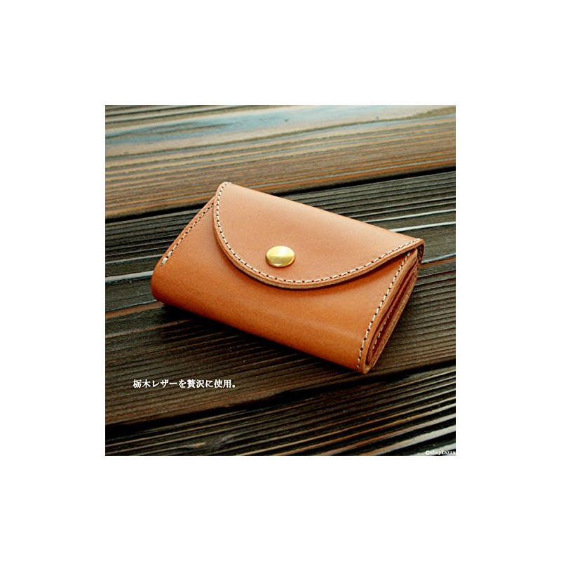 Baggy Port LKAZ-285 Tri-Fold Wallet, Cowhide Tochigi Leather, Mini Wallet,