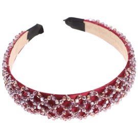 OSALADI 1pc Fashion Hair Hoop Beaded Hair Hoop Fashion Headband Hair for Girl Women Headband Crystal Hair Hoop