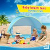 Monobeach Baby Beach Tent with Sun Hat Pop Up Portable