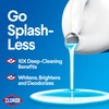 Clorox Splash-Less Bleach, Concentrated Formula, Clean Linen, 40 Ounce Bottle
