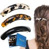 Mistofu Mistofu Large Hair Barrettes for Women Beautiful Lines Simple
