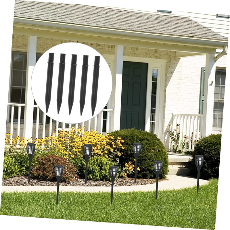 OSALADI Garden Solar Lamp Stakes 8pcs Ground Stake Spike for