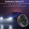 BWBWND 2PCS Car Headlight Dust Caps, 80mm Rubber Sealing Protective
