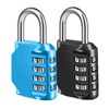 Combination Lock, 4 Digit Combination Padlock for School Gym Sports