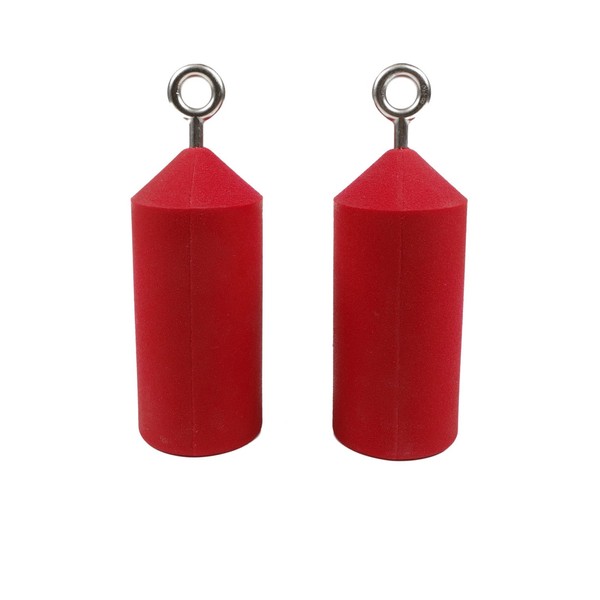 Atomik Rock Climbing Holds 3.5 inch Hanging Pipes in Red for Grip and Strength Training As Seen on American Ninja Warrior