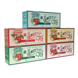 Southern Breeze Hot Brew Sweet Tea BUILD YOUR OWN BUNDLE Choose two or More Flavors Iced Tea with Black Tea 22 Family Size Tea Bags (Minimum 2 Selections & Maximum 7 Selections)