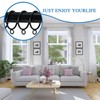 Curtain Rings with Eyelets Metal Eyelet Drapery Rings Inner Diameter