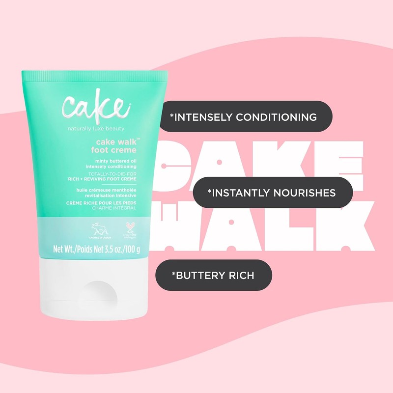 Cake Beauty Walk Triplemint Foot Creme