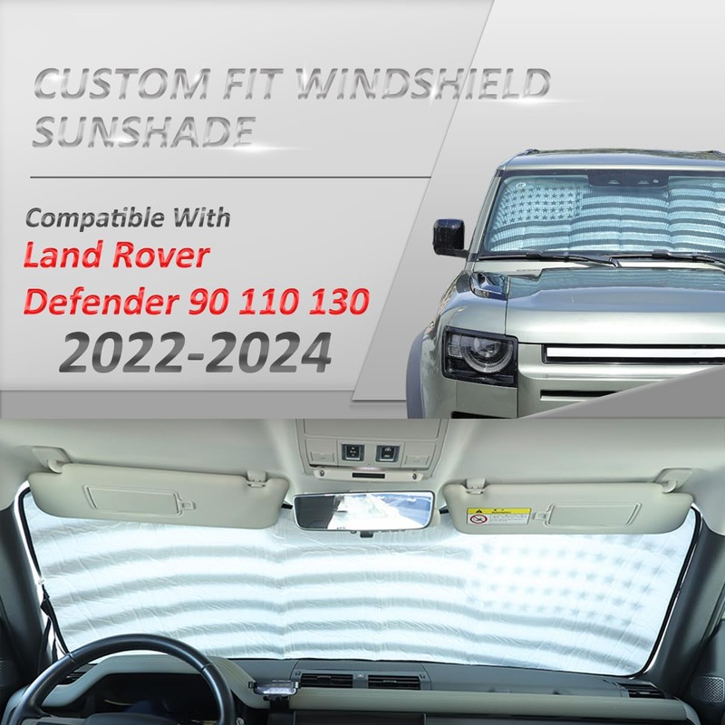 Car Windshield Sunshade for Land Rover Defender 90 110 130