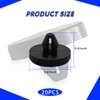 Damwot 20 PCS Brake Switch Stopper,Car Brake Pedal Stop Pad