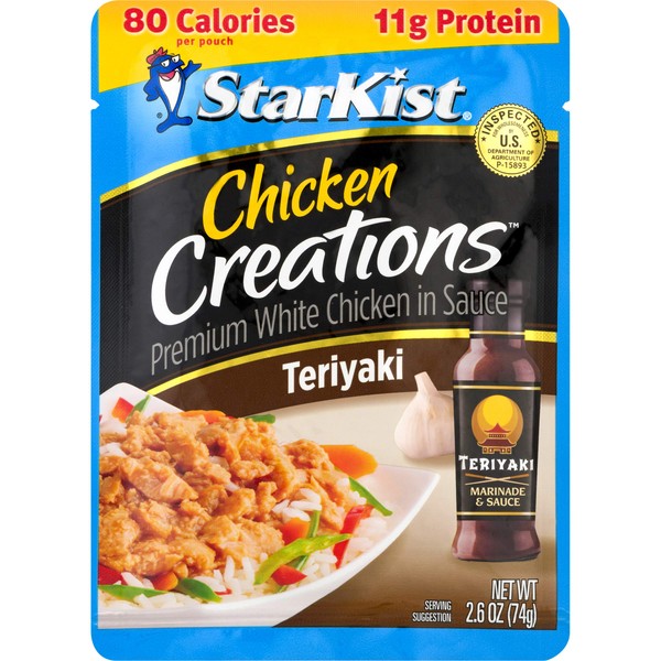 StarKist Chicken Creations Teriyaki - 2.6 oz Pouch (Pack of 12)