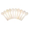 DUEBEL Set of 10 White Mother of Pearl MOP Caviar
