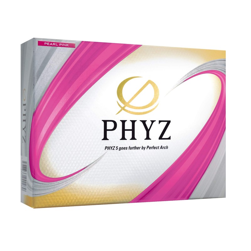 Bridgestone 19PHYZ Golf Balls, Pink, Pack of 12