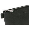 SONNENLEDER High-Quality Cosmetic Bag "Silvretta" Colour: Black *Genuine Leather*