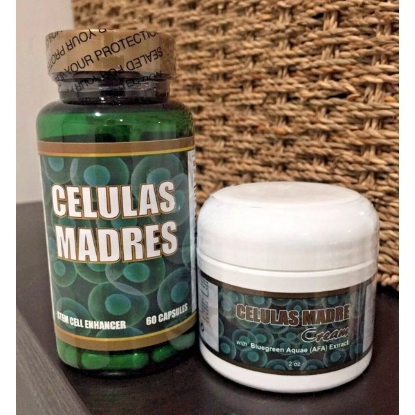 Kit Celulas Madres Capsules / Cream with bluegreen aquae (