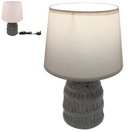 Lesser & Pavey Elements Table Lamp - Green for Home Decor & Living Room | Ideal Reading Light for Study & Bedroom | Led Desk Lamp for Home & Office | Desk Light for Students & Professionals