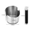 VIA CREMA Espresso Knock Box, Stainless Steel Coffee Grounds Knock