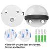 6 Pack Adhesive Door Stop White Floor Door Stoppers No