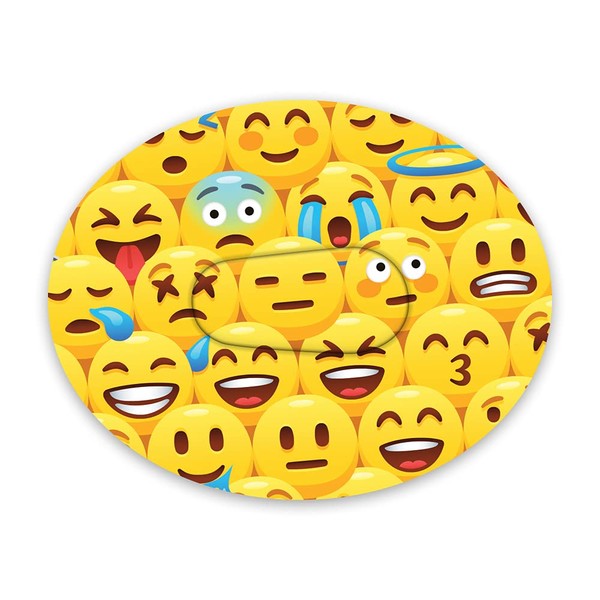 Dexcom Custom Adhesive Patches 10 Pack (Emoji)