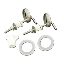 New Non Rusting Quality Blue Canyon Universal Replacement Stainless Steel Toilet Seat Hinge Set