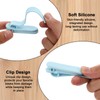 6Pcs Automatic Bookmark, Silicone Book Marks for Reading Women, Men,
