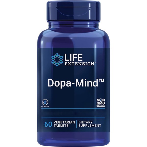 Life Extension, Dopa-Mind, Oat Extract, 800 mg, 60 Vegan Tablets, Laboratory Tested, Vegetarian, Gluten Free, Soy Free, GMO Free