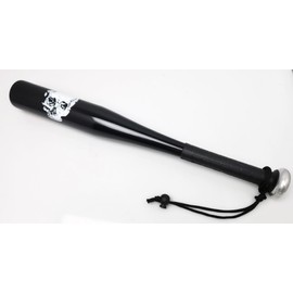 Ultima Supply Baseball Bat, Aluminum One Hand 18-Inch Training Bat, Softball Bat, Home/Car/Self Defense, Batting Practice, Aluminum Bat, Truck Tire Checker Bat Fishwacker Camping Gear (Skull)