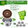 Reusable Coffee Pods Kit, 230ml Stainless Steel Coffee Capsule
