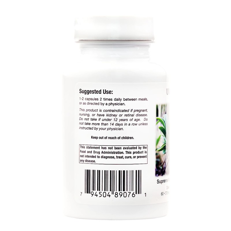 Supreme Nutrition Uva Ursi, 60 Pure Bearberry Vegetarian Capsules