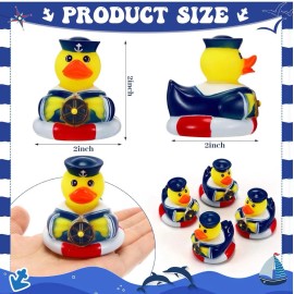 Jerify 2” Jerify Cruise Ships Rubber Ducks Nautical Rubber Cruise Ducks, Sailing Duck
