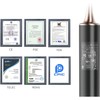 qipower スマート耳かき QE-15 ブラック【レンズIP67/500万画素/連続稼働85分/6軸ジャイロスコープ】 マゼビス IOT-QP-15-BK