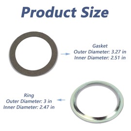 Aillsa 96010 Water Heater Tank Ring & Gasket Seal Kit Compatible with Atwood RV Water Heater Parts fits Atwood RV GC6AA-10E 、G6A-8E Water Heater for Camper Vans and Marine Water Heaters