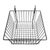 MH GLOBAL Set of 6 Pieces Black Metal Wire Slatwall
