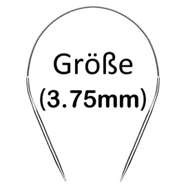 Seawhisper 40 cm circular knitting needles, metal.