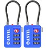 ANVIL TSA Locks for Luggage with Search Alert: Durable Cable