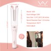VAV Automatic Rotating Curling Iron Auto Hair Curler, Self-Rolling Curling