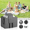 RHHGHY 2 PCS Camping Storage Bag, Plate Storage Box, Caravan