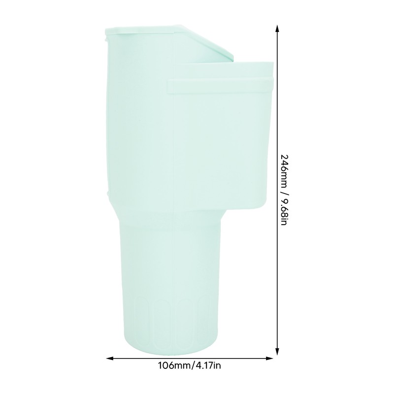Cup Silicone Boot Sleeve with Pocket Chain Strap Flexible Soft