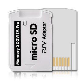 SD2Vita 6.0 Memory Card Adapter for Handheld Gaming Console Models 1000/2000 & TV Unit – High-Capacity PSVSD Micro SD Adapter Supporting Modded Firmware 3.65 Setups for Expanded Game and Media Storage