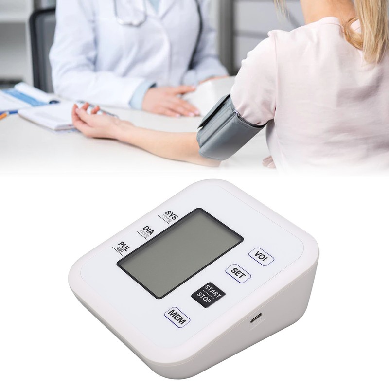 Blood Pressure Machine Large Display Voice Announcement Irregular Heartbeat Detection