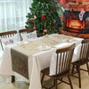 Christmas Table Runners, Christmas Tablecloth Washable Table Lines Non-slip Dining