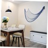 STOBAZA Elegant Mediterranean Wall Decor Fishing Net for Home Decor