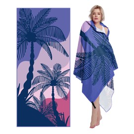 Style Slice Beach Towel Extra Large Microfibre Towel Beach Towels, Lightweight Microfibre Beach Towels for Adults, Travel Towels Quick Dry Large 200x90cm