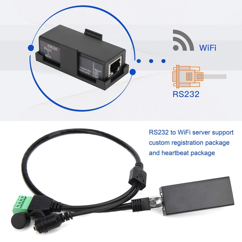 RS232 to WiFi Serial Server, RS232 to WiFi Server RS232