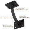 Wpbhk 6Pcs Handrail Stair Brackets, Hand Railing Brackets Stair Rail