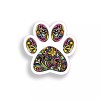 Real Sticky Dog Paw Print Sticker K9 Pet Colorful Pattern
